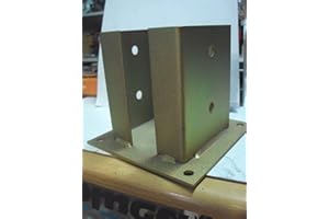 MINUTEX SUPPORTO PILASTRI CON PIASTRA DI FISSAGGIO E PROFILI LATERALI A "C" 120X200 MM