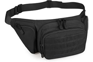 Explokit Taktyczna torba biodrowa Wojskowa torebka na biodro MOLLE Fanny Pack Pasowe torby na pas do spacerowania z psem, biegania, wędrówki, kempingu, wspinaczki, trekkingu