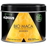 BIO Pure Peruvian Maca - 400 Tablets - 4850mg Maximum Dose - Maca Andean | Highly Concentrated Pure Maca Extract - 100 Days -