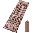 YITAHOME Camping Mat, Ultralight Self Inflating Sleeping Mat with Built-in Pump & Bag, Large Pillow, Portable Camping Mattress Inflatable Waterproof for Outdoor, Camping, Hiking (Desert Yellow)