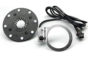 HUDAMZKY Elecrtic Bicycle KT PAS 8 Magnets Speed Sensor Ebike Power Pedal Assist Sensor System Assistant SM/Waterproof Plug for Ebike Conversion Kit