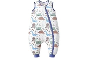 Yoofoss Schlafsack Baby mit Füßen 0.5 1.0 1.5 2.5 Tog Herbst Ganzjahre Winter Baby Schlafsack mit Beinen Baumwolle Warm Babyschlafsack für Jungen Mädchen