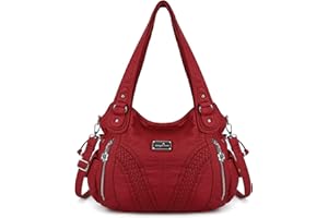 Angel Kiss Women's Handbag with Crossbody Strap Tote-Hobo, 13.84.711.8 inches