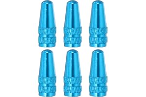 sourcing map Bike Valve Caps Anodized Aluminum Road Bicycle Air Tire Valve Caps Dust Caps for MTB Road Racing