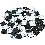 50 Pezzi Supporto Autoadesive per Fascette Stringicavo(20 mm x 20 mm),Supporto Autoadesive per Fascette Stringicavo,Supporti 