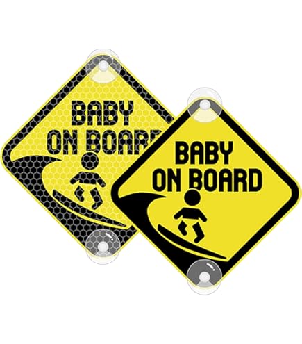 Sticker Bébé à Bord Pour Voiture Surfeur à Bord 20 Cm Blanc - Anakiss