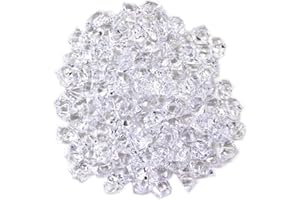 Xinlie Cristaux en Forme de Diamants Cristaux Acrylique Diamants Table Scatter Confetti Clair Pierres de Strass pour Centre De Table Décorations,Remplisseurs De Vase,Décorations 820 PCS (Transparent)