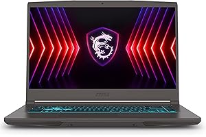 MSI NOTEBOOK MSI Thin 15 Gaming laptop -(15.6" FHD 144Hz Panel, Intel Core i5-13420H, NVIDIA GeForce RTX 4050, 8GB*2 RAM, 512GB NVMe PCIe SSD, Windows 11 Home) - Cosmos Gray