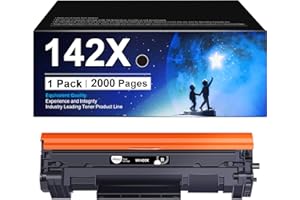 ‎RUDGUZ RUDGUZ 142X W1420X 142A W1420A Toner (2000 Seiten) Kompatibel für HP 142A Toner 142X W1420X W1420A für HP Laserjet MFP M140w Toner M110 M110w M139 M140 (Schwarz, 1er-Pack, Ohne Chip)