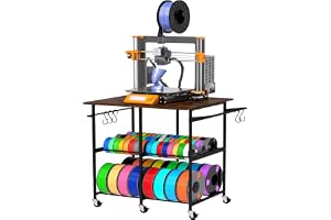 Alytree 3D-skrivare, bord med filamenthylla och hjul, förvaringshylla för PLA/ABS/TPU/nylon, 3D-skrivare, tillbehör för konto