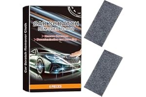 SONEAT Nano Sparkle Cloth for Car Scratches,6 Pack Nano Magic Cloth Scratch Remover Nano Sparkle Cloth for Car Scratch for Nano Cloth Repairing Light Paint Scratches,Surface Polishing (2)