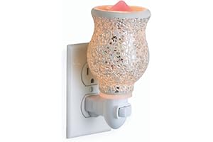 CANDLE WARMERS ETC Pluggable Fragrance Warmer- Decorative Plug-in for Warming Scented Candle Wax Melts and Tarts or Fragrance Oils, Reflection