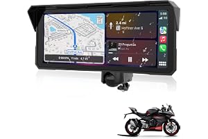 8,1 tums motorcykel Carplay Trådlös Carplay och Android Auto