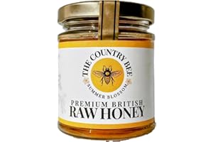 FROM CITY TO COUNTRY Premium Raw British Summer Honey (227g) – 100% Pure, Natural & Unpasteurised Summer Honey – Direct from British Beekeepers