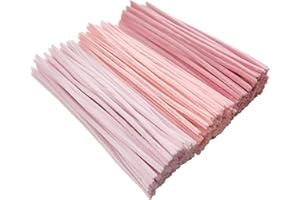 YYUENG TAK 300 Piezas Limpiapipas Chenilla Rosa(30CM x 6mm),Limpiapipas rosa para manualidades: para hacer flores, animales, decoraciones para el hogar y actividades creativas,Pink Pipe Cleaner