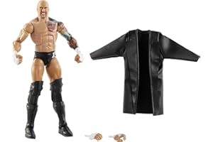 WWE Élite Figura Karrion Kross, muñeco articulado de juguete con accesorios (Mattel GVB62)