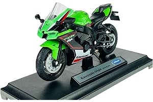 DROMADER Welly Kawasaki Ninja ZX-10R Grun 1:18 Metall Modell Motorrad Die Cast Neu im Kasten