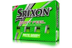Srixon Soft Feel Brite Green (Color Verde Mate) New, 12 Bolas