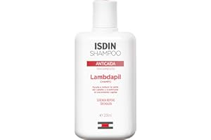 ISDIN Szampon Lambdapil przeciwko wypadaniu włosów (200 ml) | pomaga zmniejszyć nadmierne wypadanie włosów i stymuluje wzrost mieszków włosowych