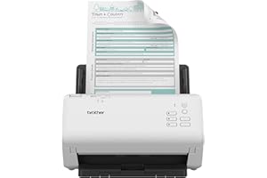 Brother ADS-4300N Desktop Document Scanner |SuperSpeed USB 3.0 |Double-sided |Advanced Image Capture, UK Plug