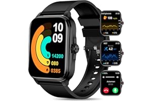 YYKY Smartwatch Uomo donna(risposta/effettuare chiamata) 1.91"orologio "Misurazione non invasiva della glicemia/Funzione MET/Monitoraggio della temperatura corporea Frequenza cardiaca per uomini