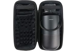Khanka Twarde Etui Podróżne Nosić Etui do Przenośny Smart/Domowy Głośnik (Czarny)