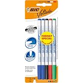 BIC Velleda 1721 &Ccedil;ocuk Beyaz Tahta Kalemi 5'li Blister, Mavi, Siyah,Kırmızı ve Yeşil Renk, Kolay Silinebilir