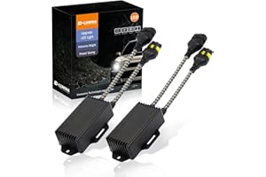 ‎D-LUMINA D-Lumina Leuchtmittel H8/H9/H11 LED-Decoder Widerstand, Canbus-Fehler, Warnung, Canbus, Warnung, Kondensatoren (2 Stück)