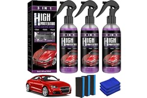 KIKVTER High Protection 3-i-1 spray, bilpolering, nanospray, bilbeläggning, skydds mot korrosion, repor, vattenavvisande bilv