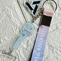 SEVENTEEN Caratbong Lightstick Inspired Acrylic Keychain With