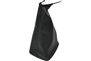 Aerzetix - C58491 - Cuffia soffietto per leva del cambio - compatibile con Citroen C3 I dal 2002 al 2008 - colore: nero - in pelle sintetica