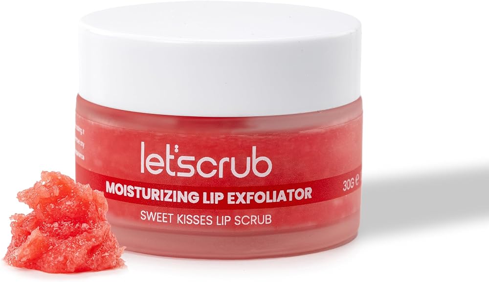 Let'scrub Nemlendirici Dudak Peelingi Sweet Kisses Lip Scrub Karpuz Aromalı Şeker Partiküllü Shea Yağlı 30 gr