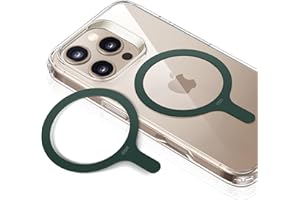 ESR MagSafe Ring 360 (HaloLock), naklejka MagSafe, magnes MagSafe, uniwersalny zestaw do konwersji magnetycznej do iPhone 14/13/12/11/X, Galaxy S23/S22/S21/20 i innych, 2 sztuki, ciemnozielony