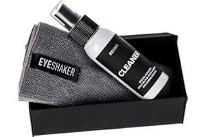 Set di spray detergenti per schermi Eyeshaker con panno in microfibra - Detergente per display LCD, LED, QLED, OLED, display di telefoni cellulari e come detergente per monitor TFT