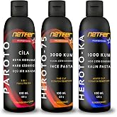 Netfer 3'l&uuml; İnce Kalın Pasta Cila Set - 3x100 mL