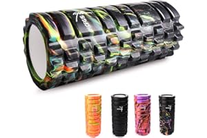 HCFGS Foam Roller - Trigger Point Fitness Exercise Roller Deep Tissue Muscle Massage Roller for Yoga, Pilates, Physical Therapy and Pain Relief, Made from Durable EVA, 13" x 5" Long