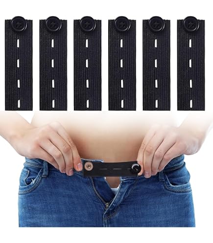 Acquista Bottoni estensibili per pantaloni da 15 mm/18 mm Estensori in vita flessibili per pantaloni jeans per donne e uomini Gonna jeans in gravidanza 87HA in Italia a partire da 10