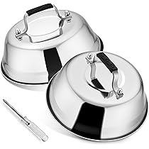 Pressa Per Hamburger In Acciaio Inox | 5,5 Pollici | Professionale | Per Barbecue E Cucina Casalinga - Foto 3