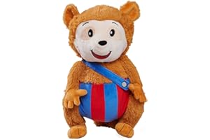 Simba 109241017 Bobo Siebenschläfer Cuddly Toy, Sing with Mir Plush Toy, Plays Music, 35 cm Cuddly Fun, Suitable for Children from the First Months of Life