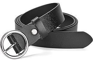 McFanBe Mesdames Ceinture en Cuir Pour les Femmes Filles Jeans Pantalon de Robe 2,8cm Largeur