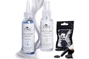 ‎YIAE YIAE Ausgewählt Profi-Set Tape Extensions Löser und Klebereste Entferner, Extra Stark Zitronenöl Echthaar Extensions Tape löser, Bondinglöser und Extensions Entferner Spray für Hair Extensions-200ml