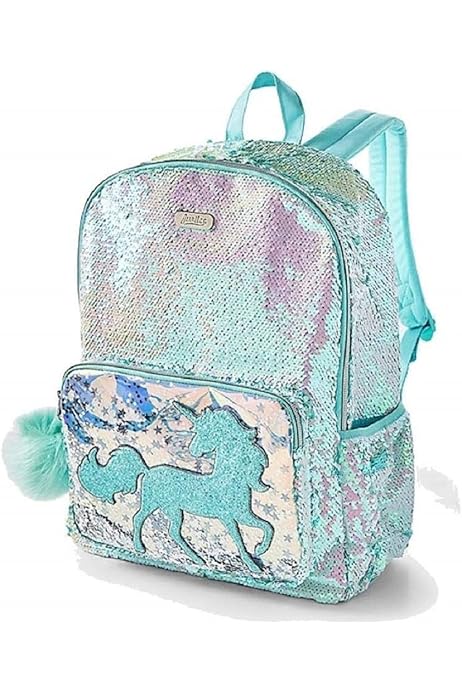 flip sequin unicorn backpack