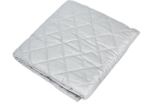 Kitchnexus - Manta de planchado portátil, resistente al calor, almohadilla, limpieza en lavadora, admite secadora, tamaño grande, algodón, 48 x 85cm