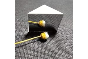 Nologo LSB-PRISMS, 1pc Right Angle Prism Optical K9 Glass 20mm 45 degree Total Reflection prism Isosceles Teaching Experiment Tool