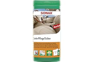 SONAX 04123000 Chusteczki Do Pielęgnacji Skóry, 25 Sztuk.