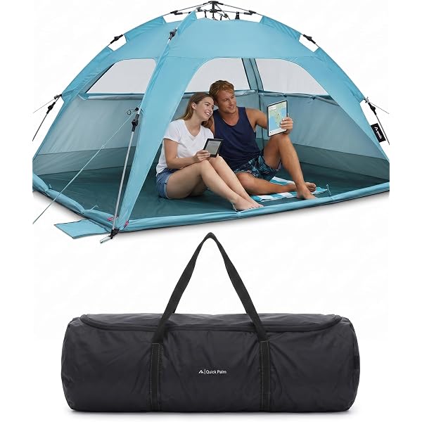 Jack Wolfskin beach shelter III, windproof beach shelter with UV
