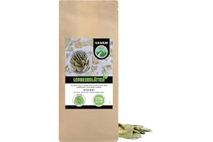 Lagerblad, lagerblad försiktigt torkade, lagerblad 100% rena och naturliga (125 GR)