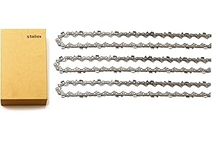 TALLOX 3 cadenas de motosierra Talox de 3/8", 1,1 mm, 34 TG, 20 cm de espada
