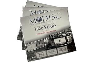 DATA STORAGE 1000 Years Archival Hitachi/LG Digital Storage Blank M-Disc DVD+R | 4.7GB | 3 Pack Jewel Case