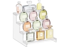 Lifewit 4-poziomowe przejrzyste podstawki wystawowe, plastikowych podstawek wystawowych, plastikowe organizery na figurki, babeczki, perfumy, deser, stojak na biurko do organizacji i dekoracji